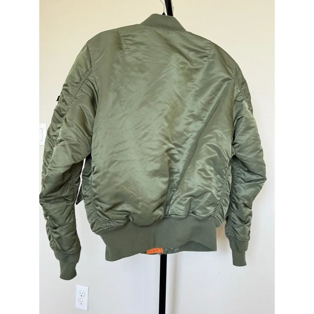 alpha industries‎ flight jacket ma 1 sage Green Size MT